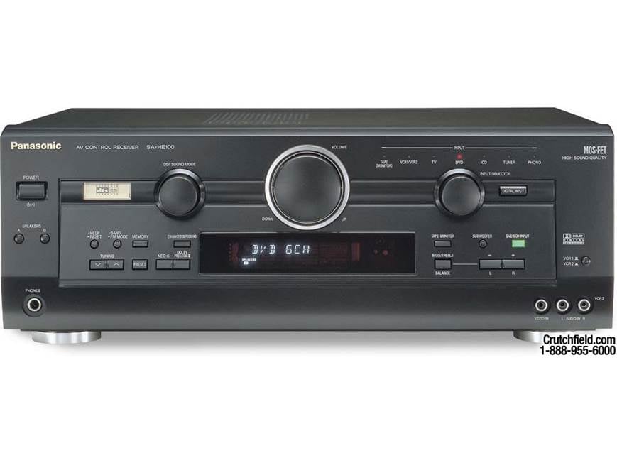 Panasonic SA-HE100 (Black) Home theater Receiver with Dolby