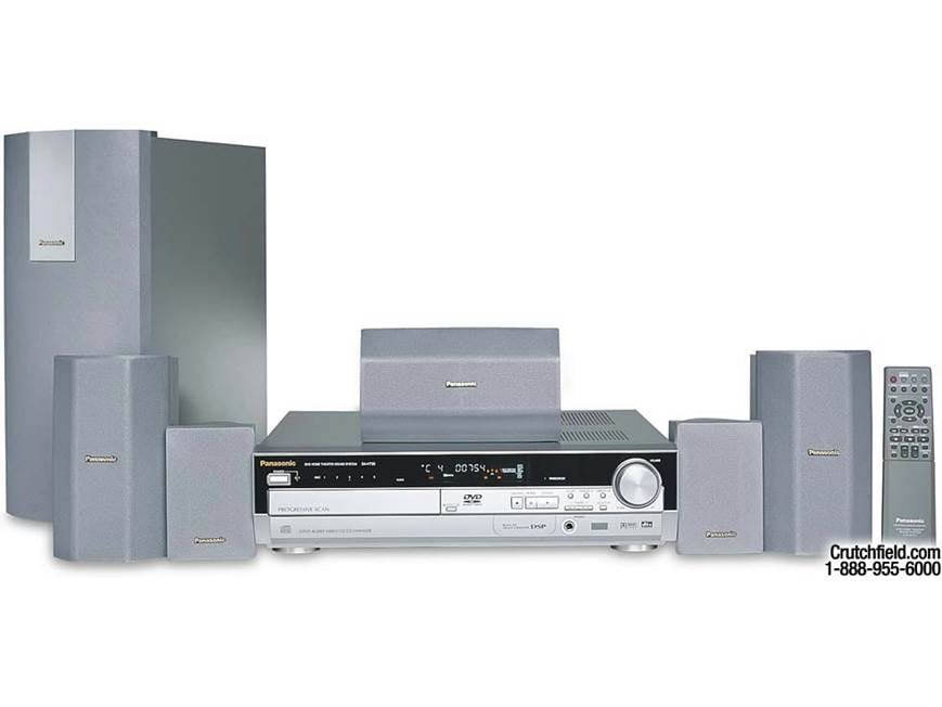 Panasonic SC-HT95 5-disc DVD home theater system at Crutchfield