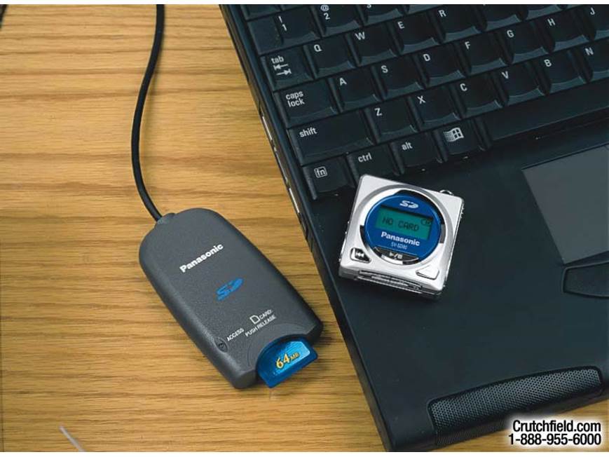 Panasonic SV-SD80 e-wear™ MP3/WMA/AAC player with SD memory card