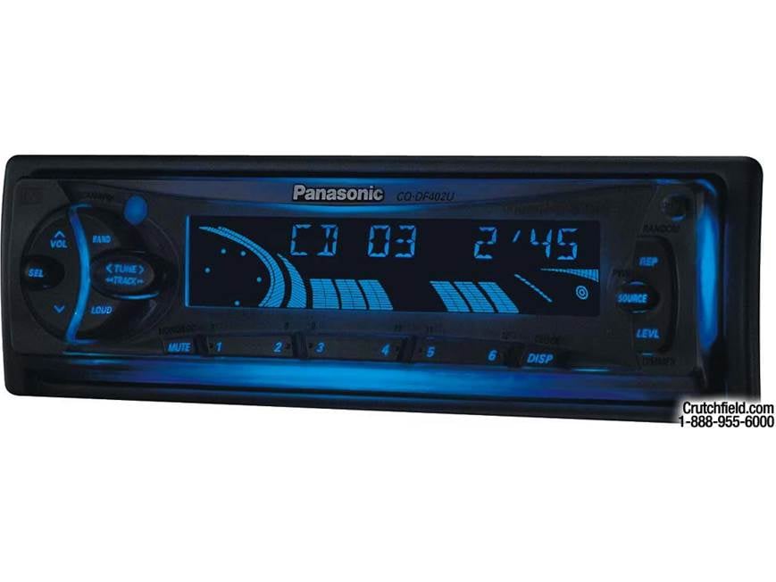 Panasonic CQ-DF402U CD Receiver with CD Changer Controls at
