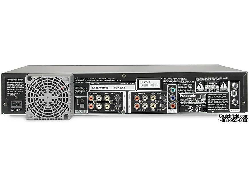 Panasonic DMR-E30 (Black) DVD recorder/player with progressive