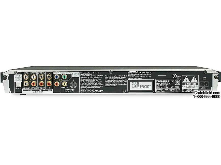 Panasonic　DVDプレイヤー Panasonic DVD-XP50 DVD/CD/DVD-Audio player with progressive scan