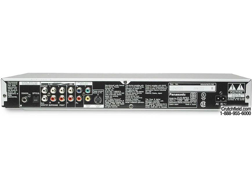 Panasonic DVD-RP82 DVD/CD/DVD-Audio player with progressive scan