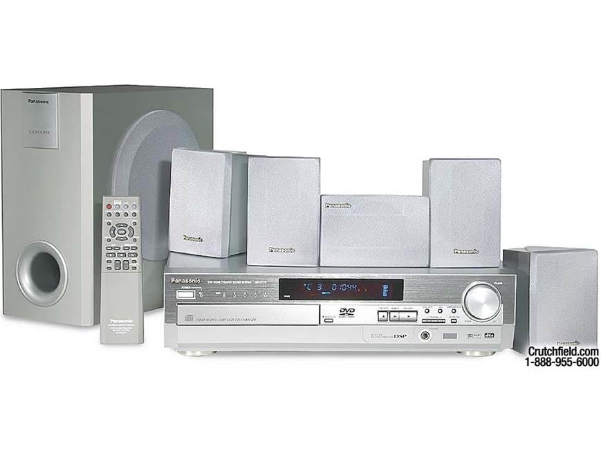 Panasonic SC-HT75 DVD home theater system at Crutchfield