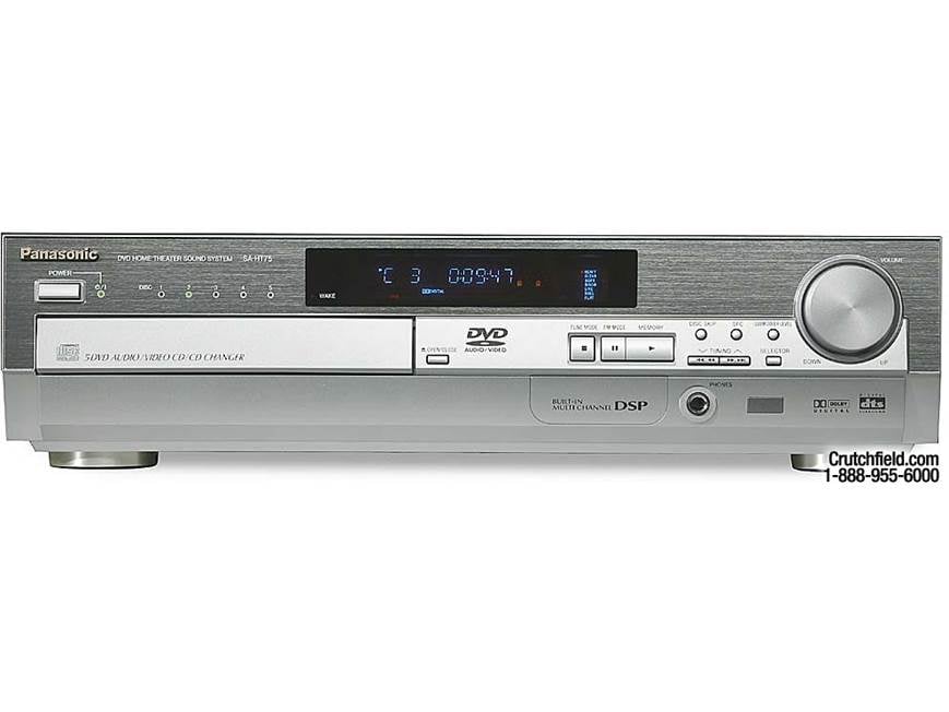 Panasonic SC-HT75 DVD home theater system at Crutchfield