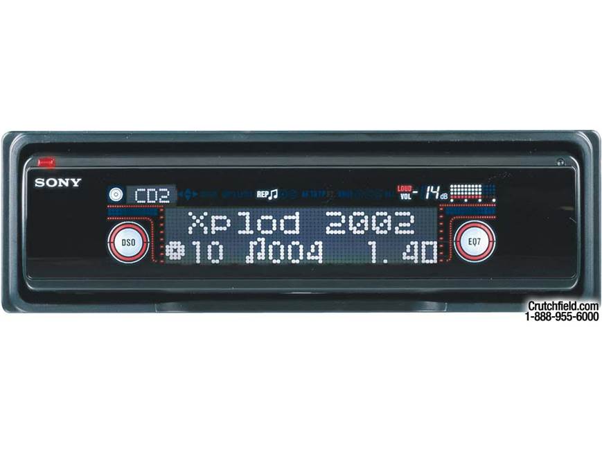 Sony Xplod CDX-M630 CD Receiver with CD Changer Controls at