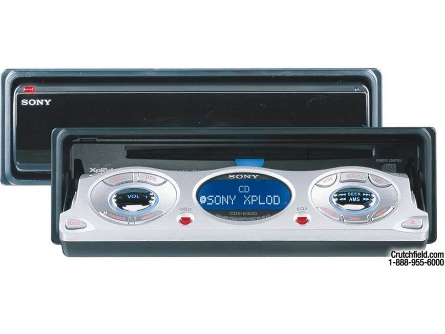 Sony Xplod CDX-M630 CD Receiver with CD Changer Controls at