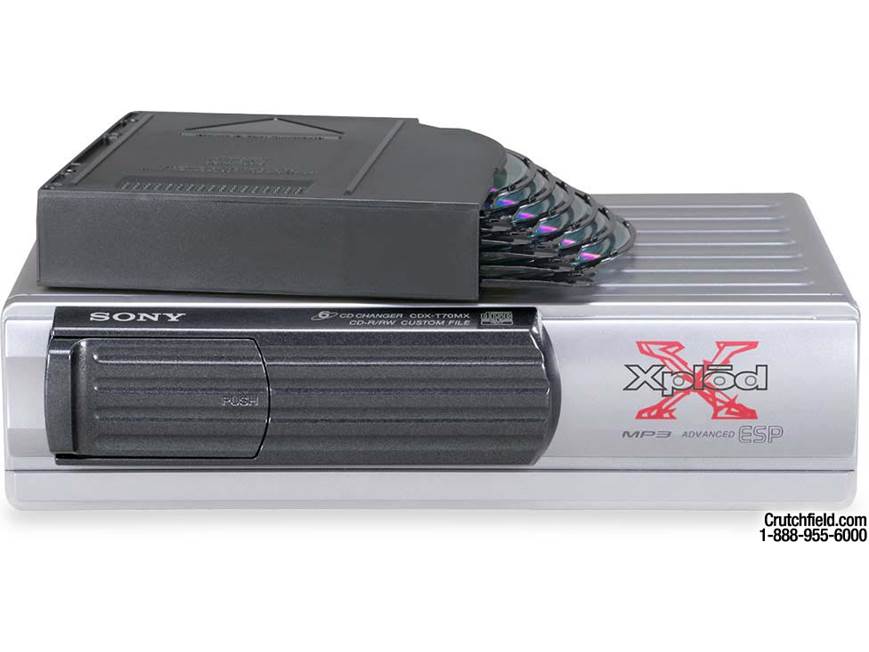 Sony CDX-T70MX 6-disc CD/MP3 Changer at Crutchfield