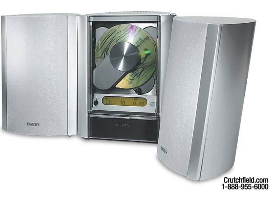 Sony CMT-EX5 Micro shelf system at Crutchfield