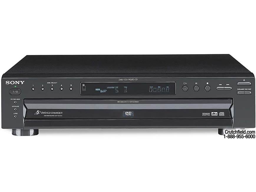 Sony DVP-NC615 5-disc carousel DVD/CD changer at Crutchfield