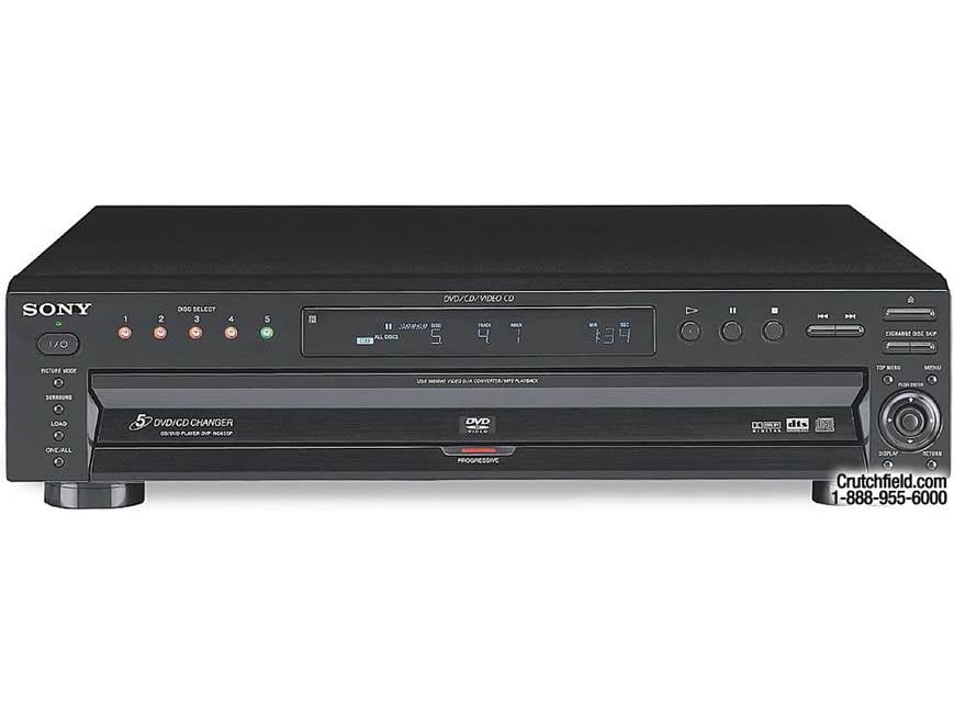 Sony DVP-NC655P (Black) 5-disc carousel DVD/CD changer with