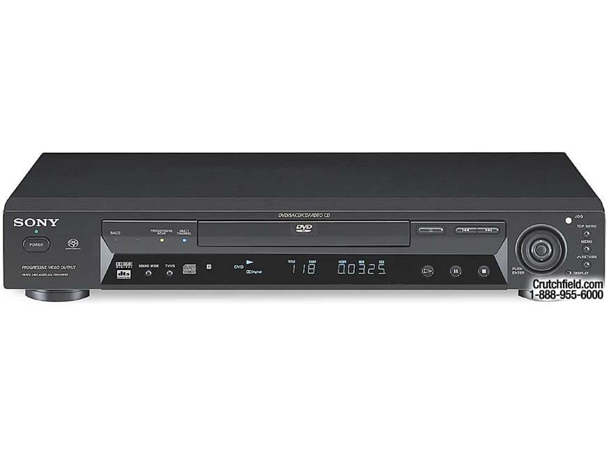 Sony DVP-NS755V DVD/CD/SACD player with progressive scan at