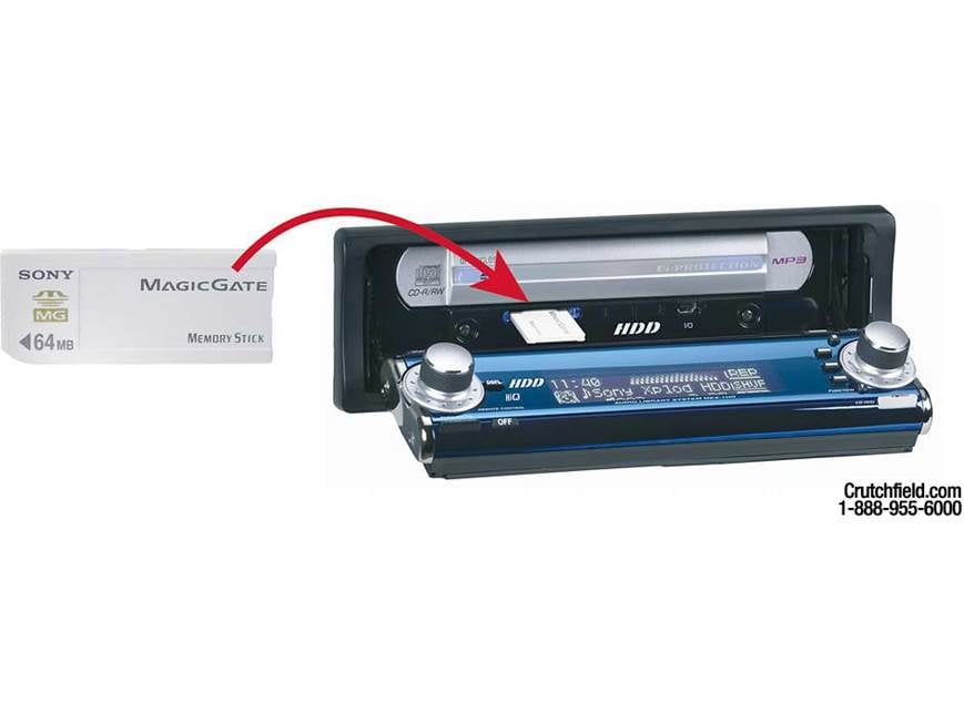Sony MEX-1HD CD Receiver/Hard Drive Recorder at Crutchfield