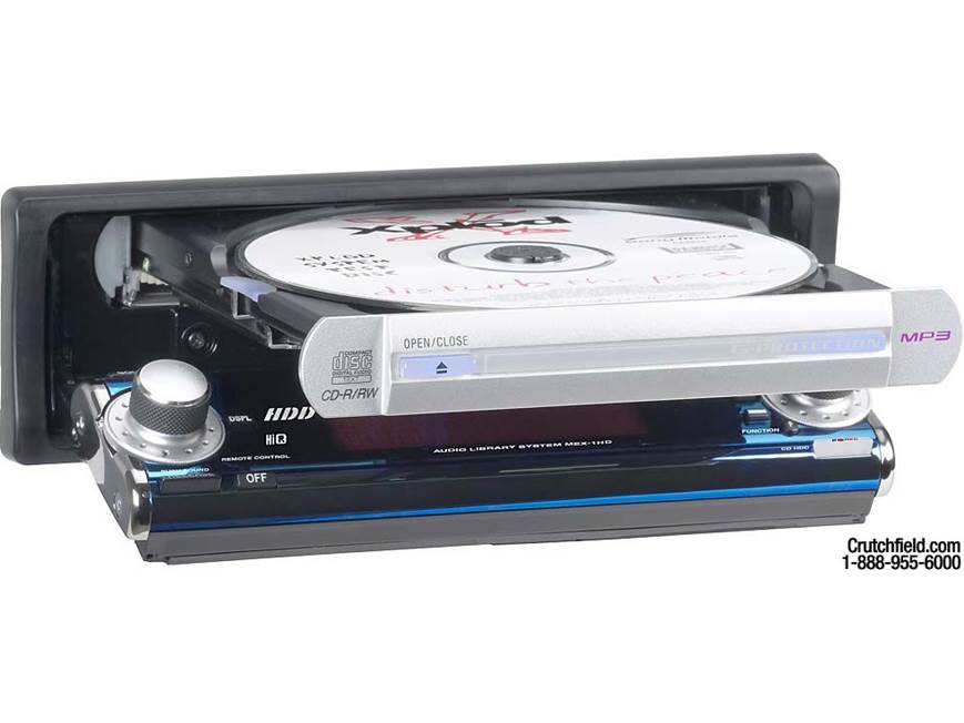 Sony MEX-1HD CD Receiver/Hard Drive Recorder at Crutchfield