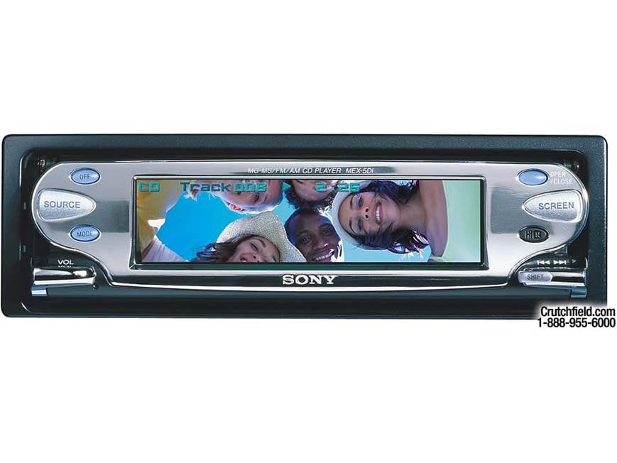 Sony MEX-5DI CD/MP3 Receiver with CD Changer Controls at Crutchfield