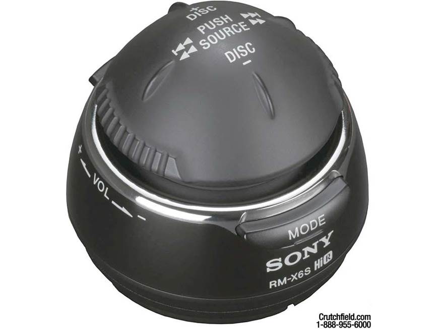 Sony RM-X6S Wireless Remote Control at Crutchfield