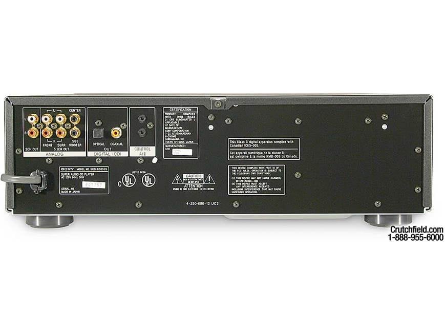 Sony ES SCD-C555ES 5-disc SACD/CD changer with multichannel SACD