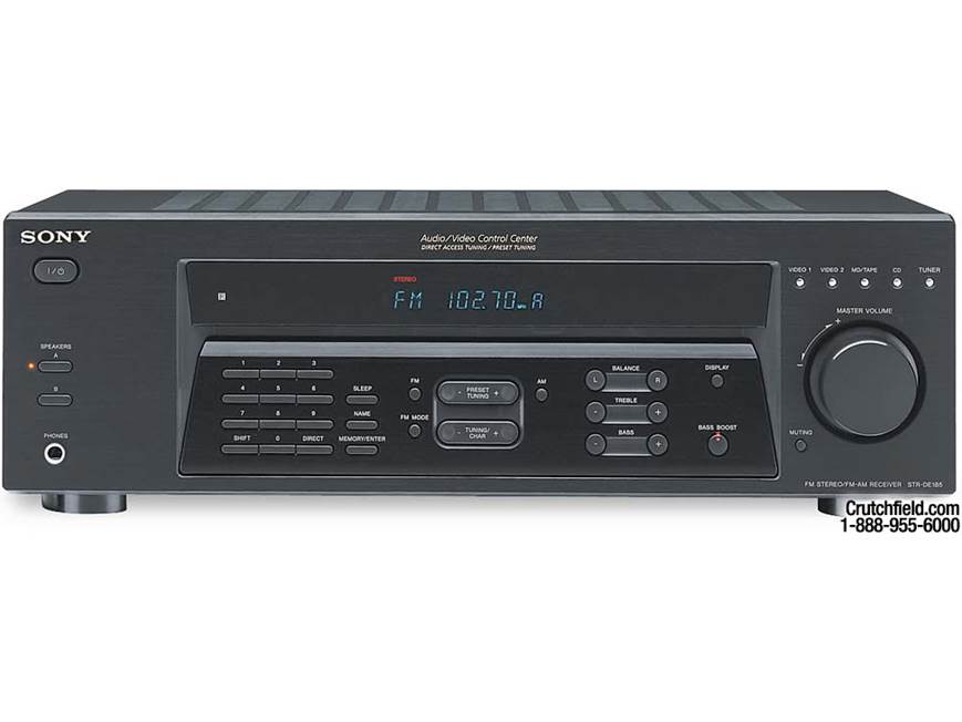 Sony STR-DE185 Stereo receiver at Crutchfield