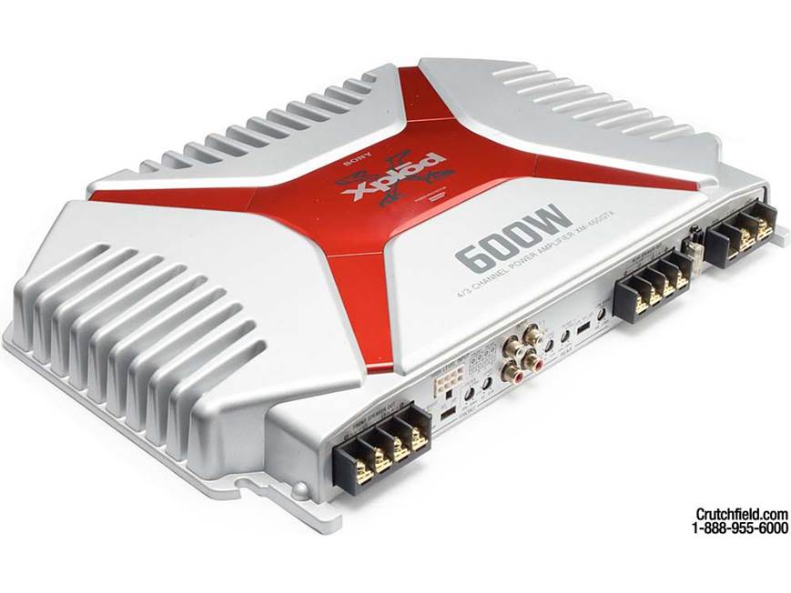 Sony XM-460GTX 60W x 4 Car Amplifier at Crutchfield