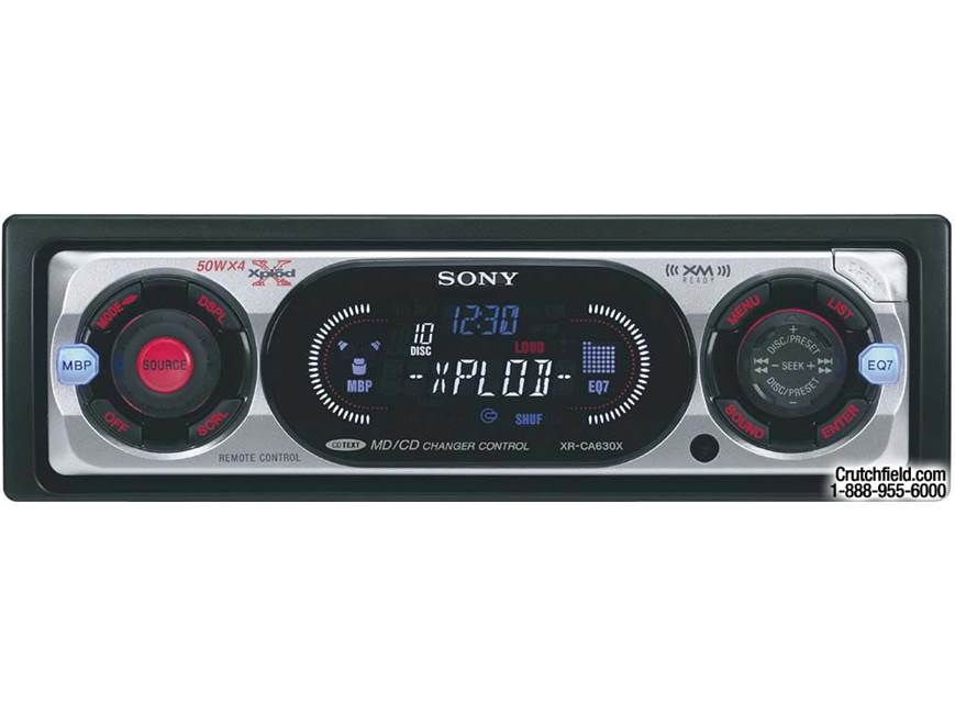 Sony XR-CA630 Cassette Receiver with CD Changer Controls at