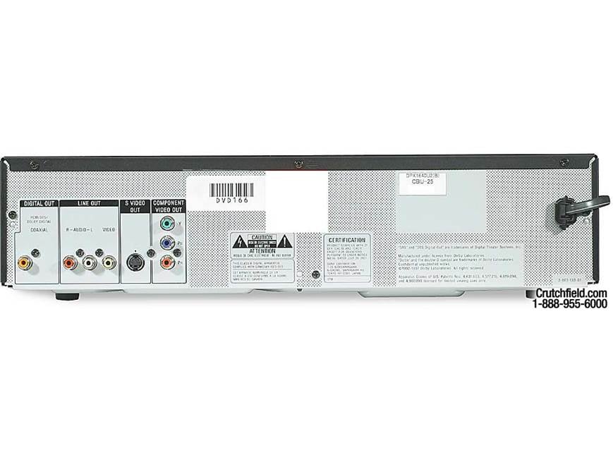 Sony DVP-NC615 5-disc carousel DVD/CD changer at Crutchfield