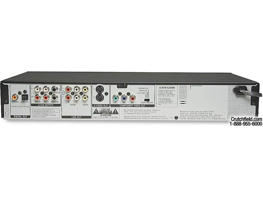 Sony DVP-NS755V DVD/CD/SACD player with progressive scan at