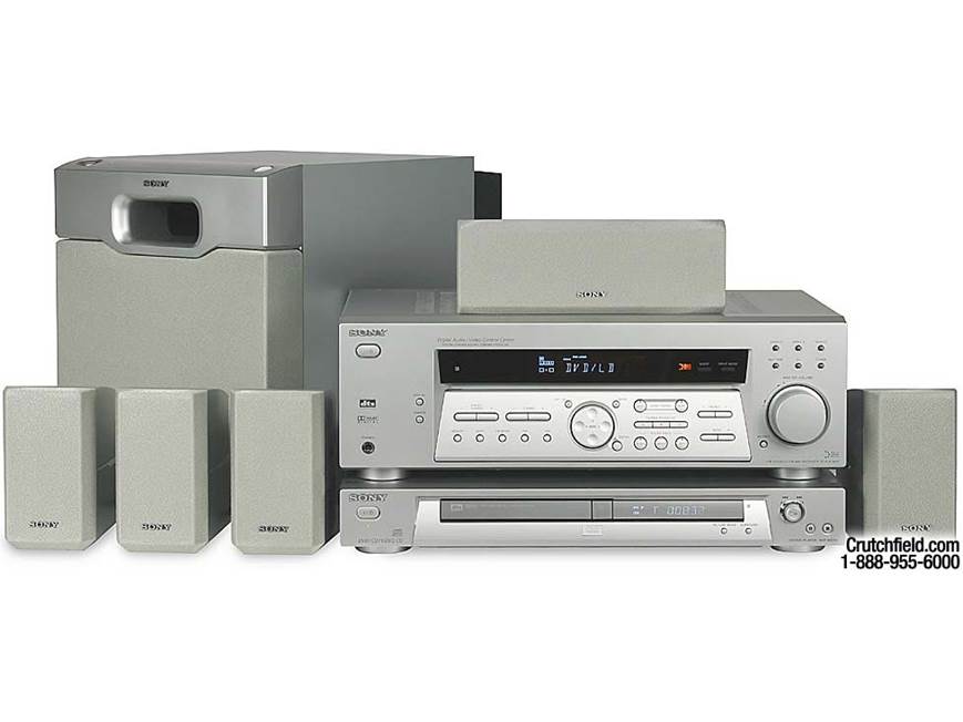 Sony HT-1700D Component DVD home theater system at Crutchfield