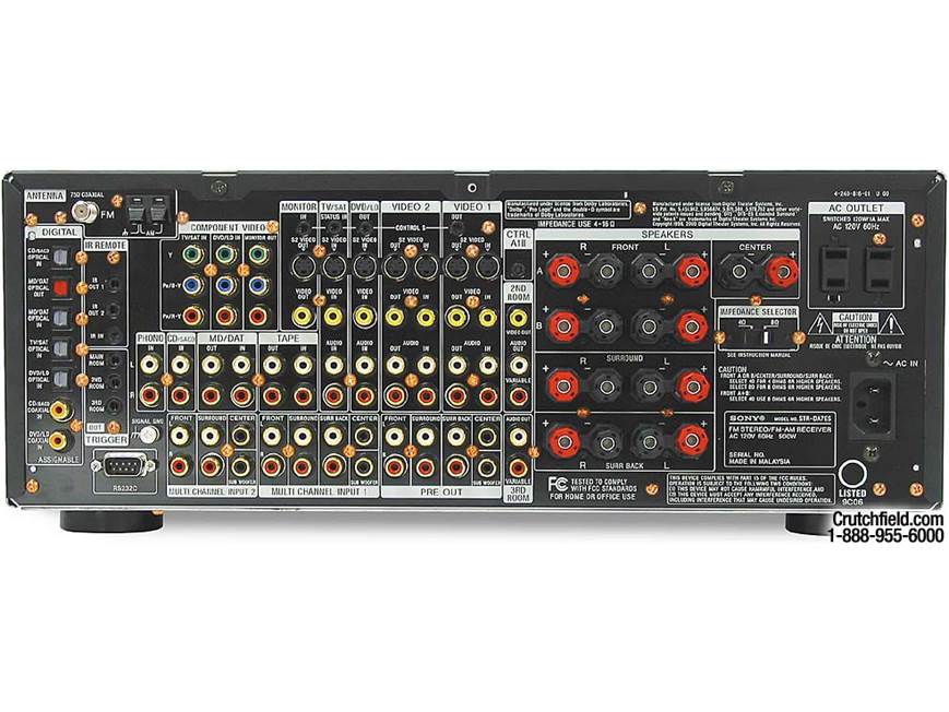 Sony ES STR-DA7ES A/V receiver with Dolby Digital EX, DTS-ES, Pro