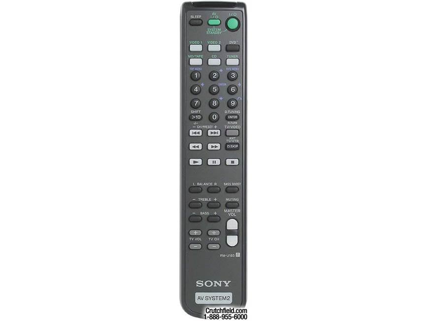 Sony STR-DE185 Stereo receiver at Crutchfield