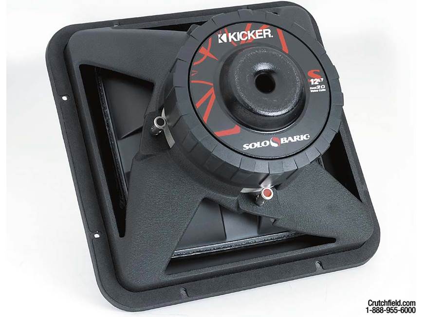 KICKER ウーハー solo baric KICKER Kicker キッカー 25cm 4ΩDVC 汎用