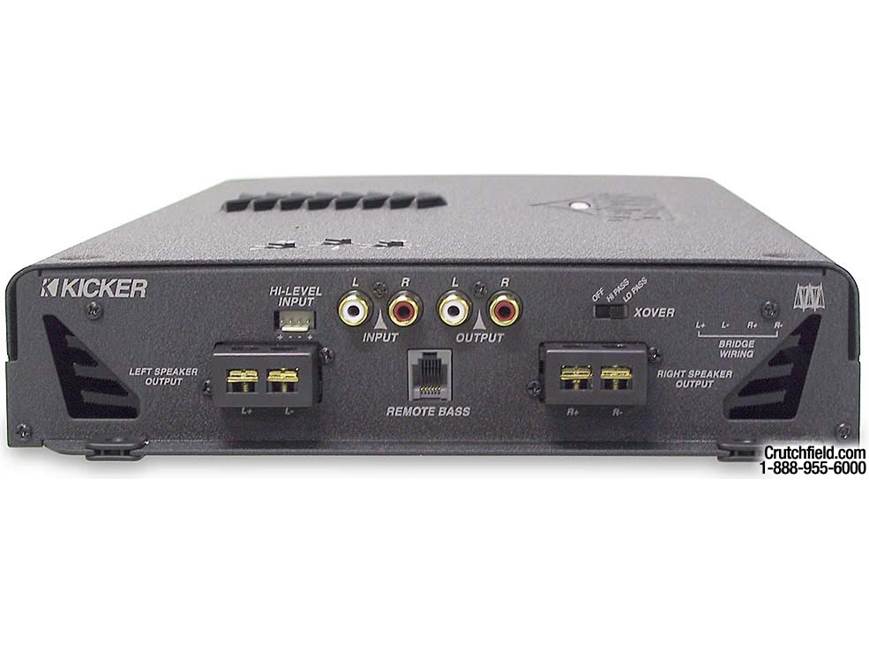 Kicker KX500.2 125W x 2 Car Amplifier at Crutchfield