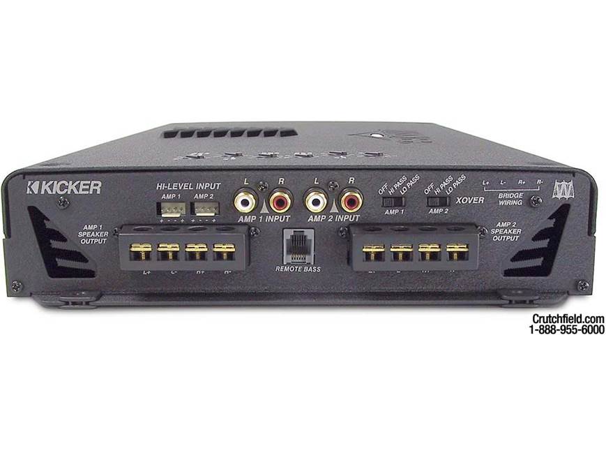 Kicker KX600.4 75W x 4 Car Amplifier at Crutchfield