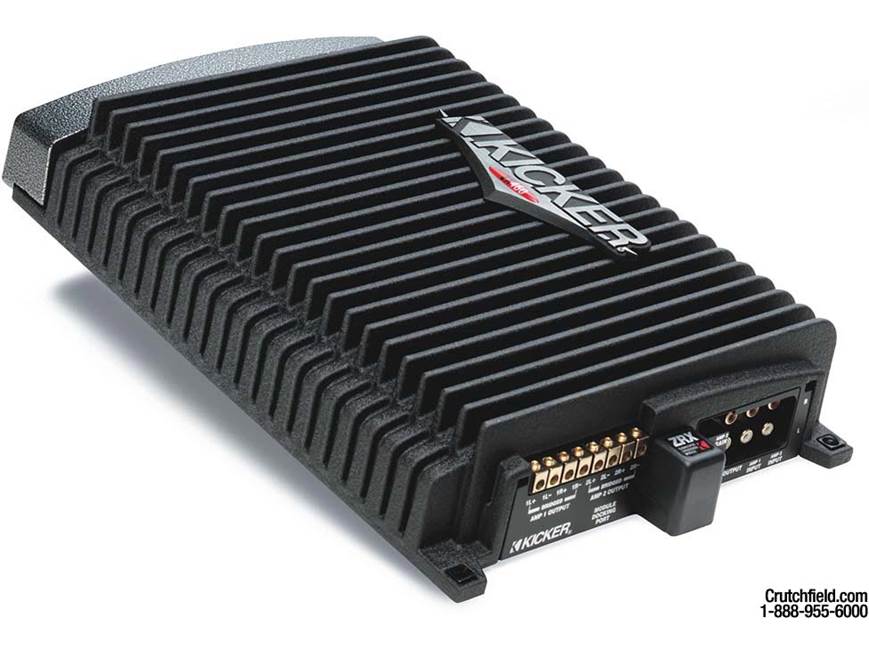 kicker　424260 Kicker 10ZX400.1 Mono subwoofer amplifier — 400 watts RMS x 1 at 2