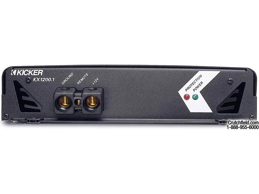 Kicker KX1200.1 300W x 1 Mono Subwoofer AmplifierGet 1200 watts of