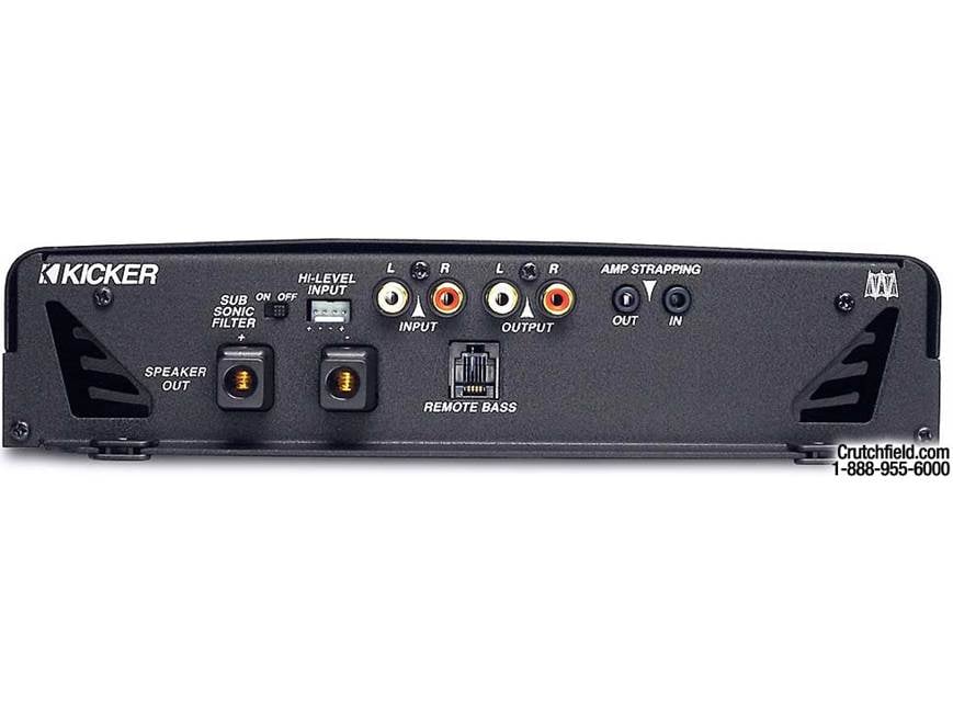 Kicker KX1200.1 300W x 1 Mono Subwoofer AmplifierGet 1200 watts of