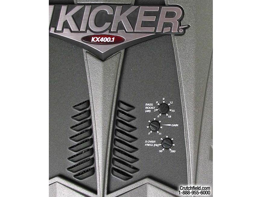 Kicker KX400.1 200W x 1 Car Amplifier at Crutchfield
