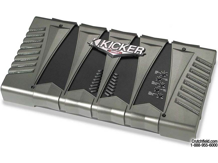 Kicker KX550.3 40W x 2 + 200W x 1 Car Amplifier at Crutchfield