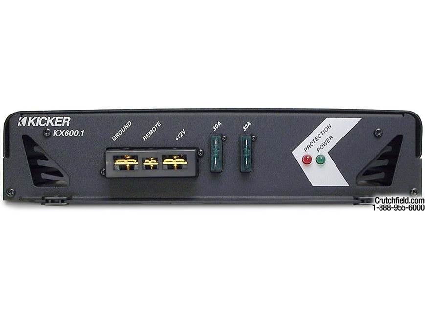 Kicker KX600.1 300W x 1 Mono Subwoofer Amplifier at Crutchfield