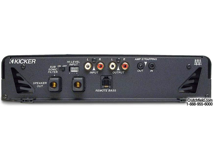 Kicker KX600.1 300W x 1 Mono Subwoofer Amplifier at Crutchfield