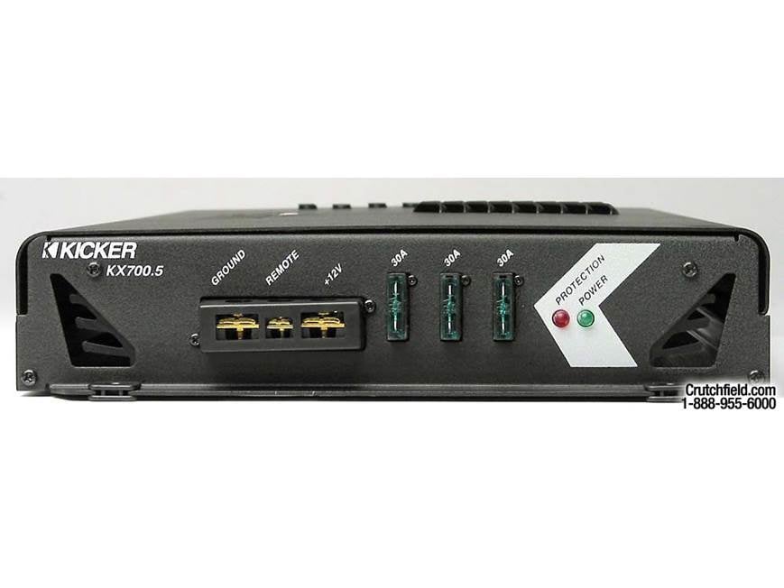 Kicker KX700.5 40W x 4 + 200W x 1 Car Amplifier at Crutchfield