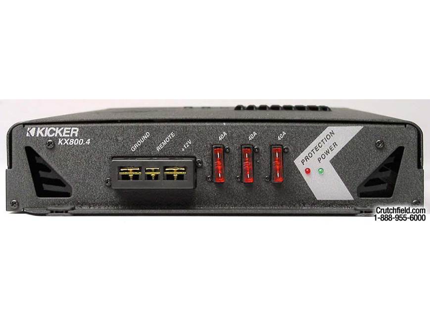 Kicker KX800.4 100W x 4 Car Amplifier at Crutchfield