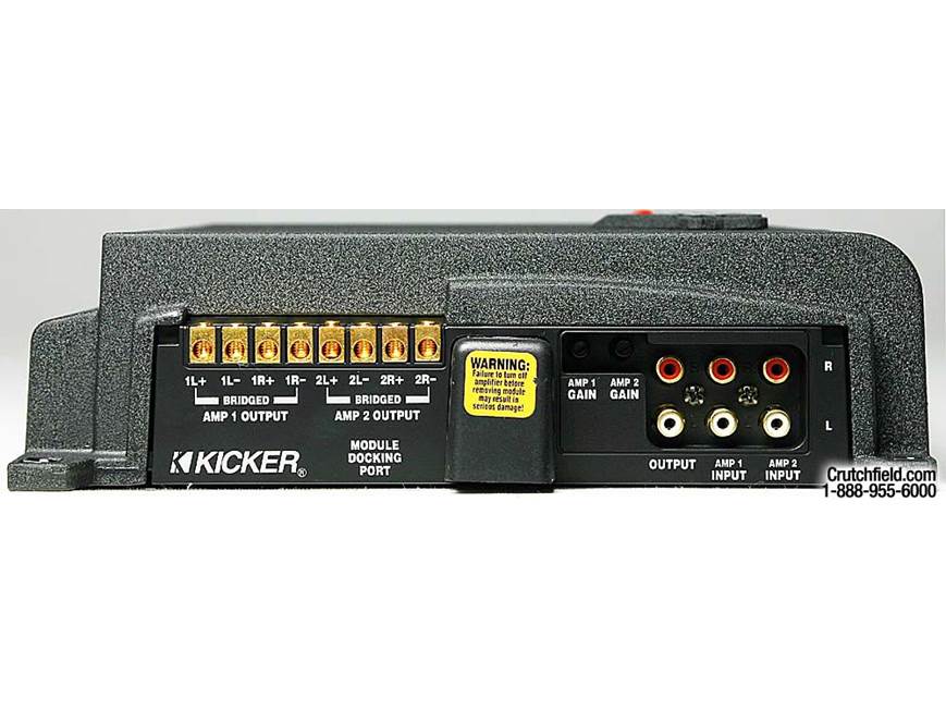 Kicker ZX460 30W X 4 Car Amplifier at Crutchfield