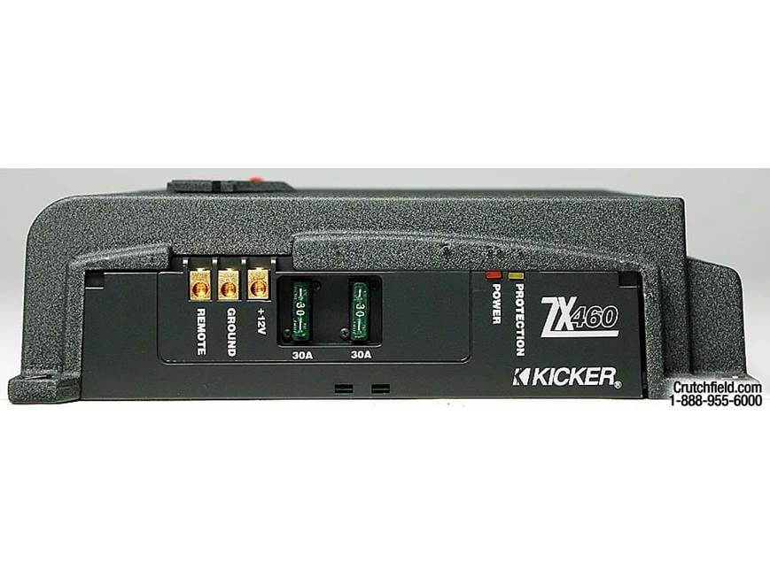 Kicker ZX460 30W X 4 Car Amplifier at Crutchfield