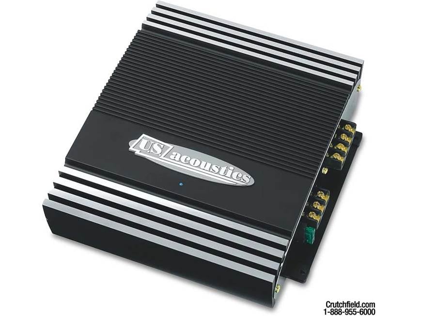 U.S. acoustics USB-2080 80W x 2 Car Amplifier at Crutchfield