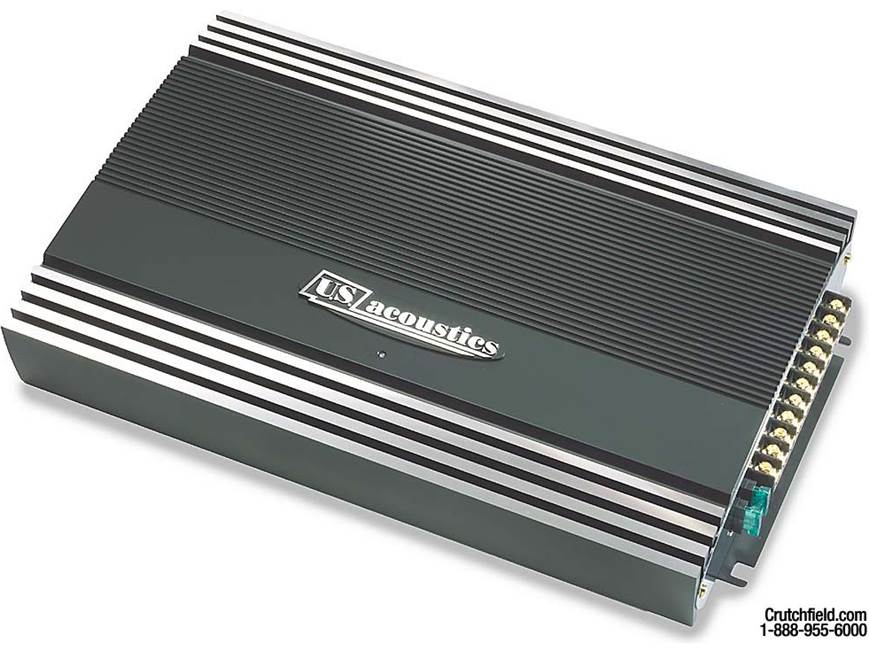 U.S. acoustics USB-4085 85W x 4 Car Amplifier at Crutchfield