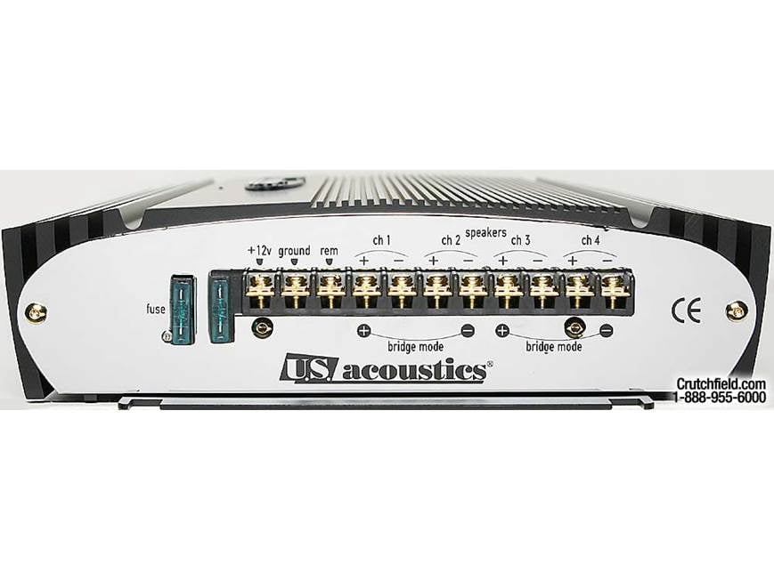 U.S. acoustics USB-4085 85W x 4 Car Amplifier at Crutchfield