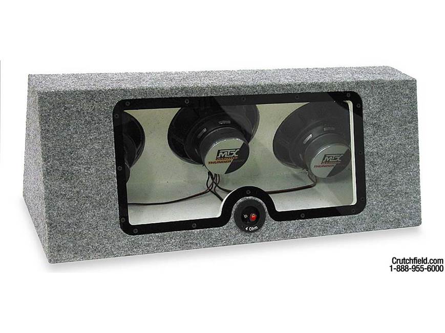 MTX T610X3A Tri-Sub Hatchback Enclosure at Crutchfield