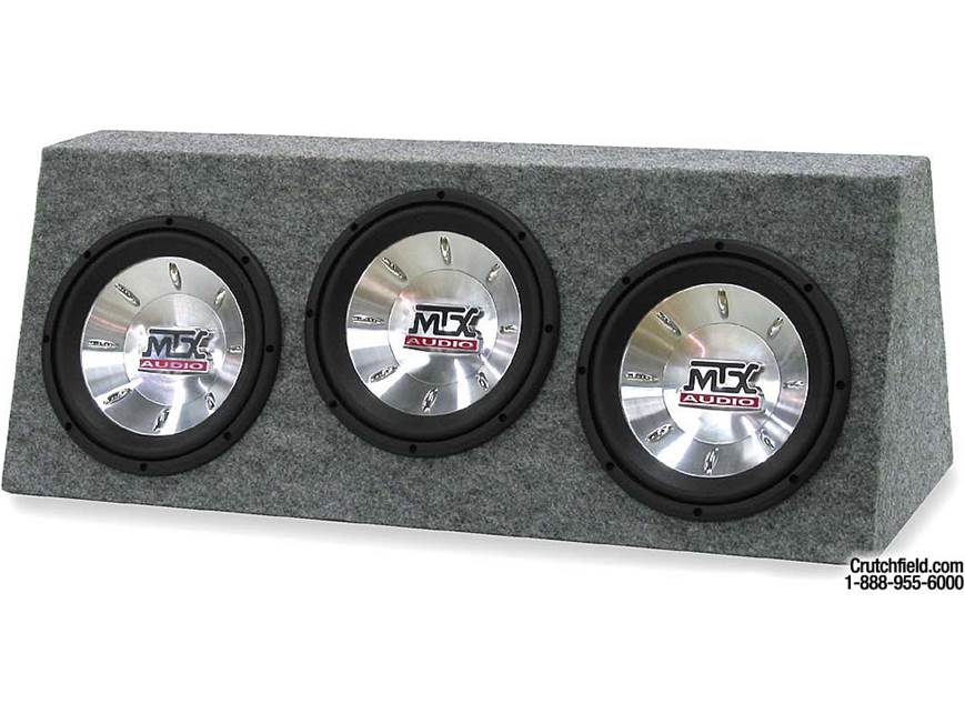 MTX T610X3A Tri-Sub Hatchback Enclosure at Crutchfield