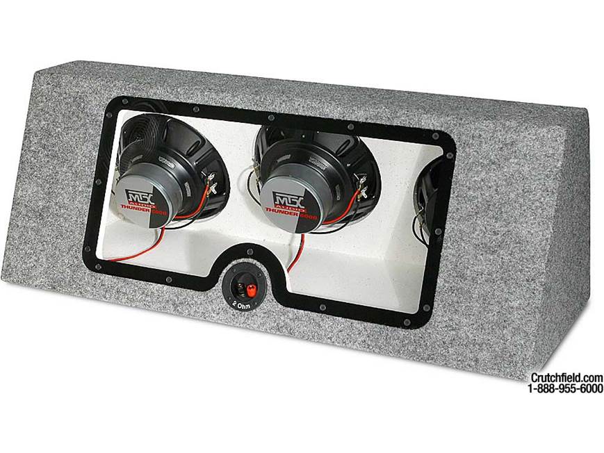 MTX T610X3D Tri-DVC Sub Hatchback Enclosure at Crutchfield