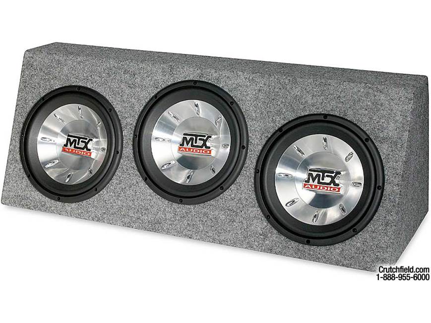 MTX T610X3D Tri-DVC Sub Hatchback Enclosure at Crutchfield